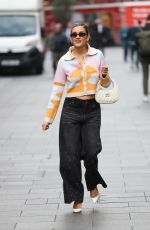 ASHLEY ROBERTS Leaves Heart Radio in London 03/27/2025