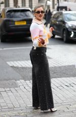 ASHLEY ROBERTS Leaves Heart Radio in London 03/27/2025