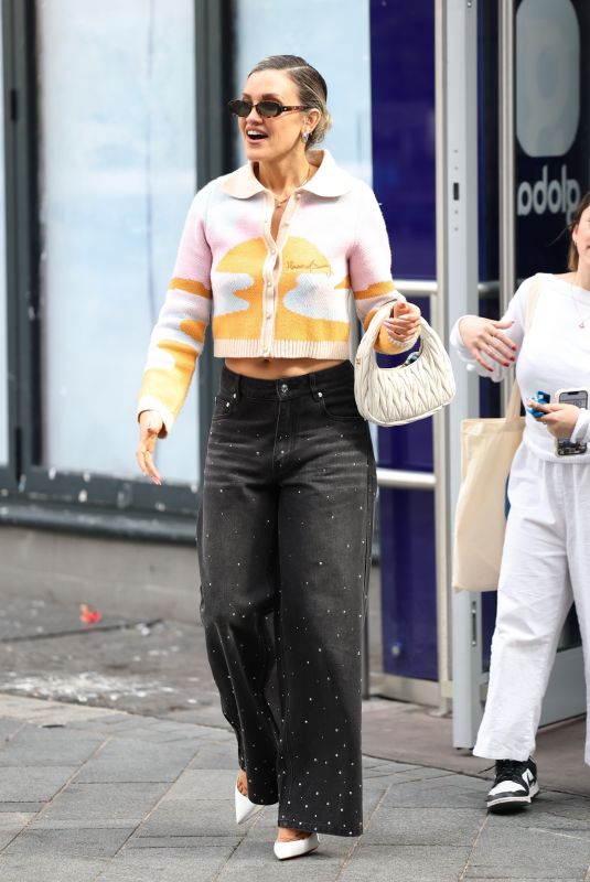 ASHLEY ROBERTS Leaves Heart Radio in London 03/27/2025