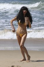 BAI LING in Bikini at Hermosa Beach 03/21/2025