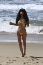 BAI LING in Bikini at Hermosa Beach 03/21/2025