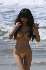 BAI LING in Bikini at Hermosa Beach 03/21/2025