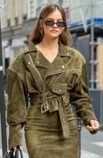 BARBARA PALVIN Arrives for Fitting Session at Balmain in Paris 03/04/2025
