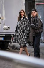 BARBARA PALVIN Filming an Commercial for Longines in Milan 03/20/2025