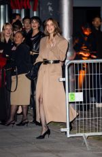 BARBARA PALVIN Leaves Balmain Fall/Winter 2025 Show at Paris Fashion Week 03/05/2025