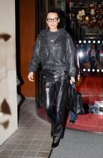 BELLA HADID Leaves Royal Monceau Hotel in Paris 03/09/2025