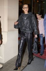 BELLA HADID Leaves Royal Monceau Hotel in Paris 03/09/2025