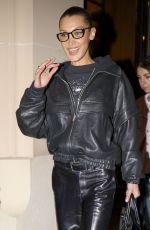 BELLA HADID Leaves Royal Monceau Hotel in Paris 03/09/2025