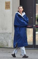 BELLA HADID on the Set of Upcoming FX Series The Beauty in Venice 03/21/2025