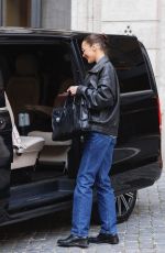 BELLA HADID Out and About in Rome 03/08/2025
