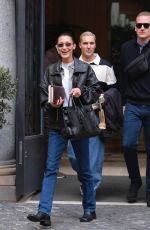 BELLA HADID Out and About in Rome 03/08/2025