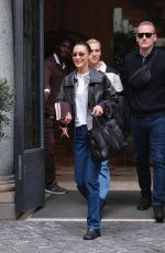 BELLA HADID Out and About in Rome 03/08/2025