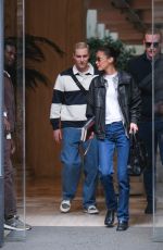 BELLA HADID Out and About in Rome 03/08/2025
