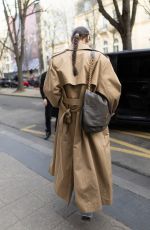 BELLA HADID Visits Nuovo and Saint Laurent Boutiques in Paris 03/10/2025