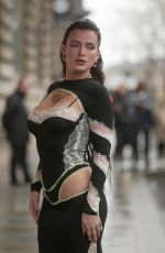 BELLA THORNE at Marine Serre Womenswear F/W 25/26 Show at Paris Fashion Week 03/10/2025