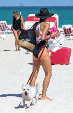 BETHENNY FRANKEL in Swimsuit at a Beach in South Beach 03/18/2025