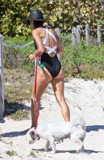 BETHENNY FRANKEL in Swimsuit at a Beach in South Beach 03/18/2025