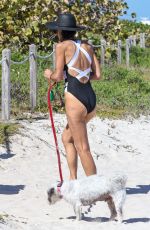 BETHENNY FRANKEL in Swimsuit at a Beach in South Beach 03/18/2025