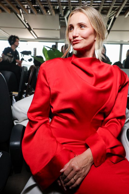 CAMERON DIAZ at Stella McCartney Winter 2025 Fashion Show in Paris 03/05/2025