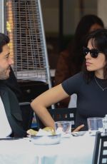 CAMILA CABELLO and Henry Chalhoub Out on a Lunch Date at Bolognese Restaurant in Rome 03/14/2025