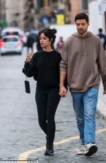 CAMILA CABELLO and Henry Junior Chalhoub Out and About in Rome 03/14/2025