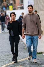 CAMILA CABELLO and Henry Junior Chalhoub Out and About in Rome 03/14/2025