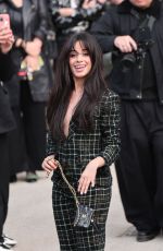 CAMILA CABELLO Arrives at Chanel Womenswear F/W 25/26 Show at Paris Fashion Week 03/11/2025