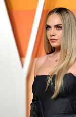 CARA DELEVINGNE at 2025 Vanity Fair Oscar Party in Beverly Hills 03/02/2025