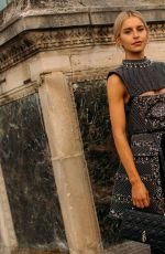 CAROLINE DAUR Arrives at Dior Women