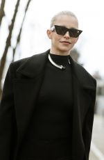 CAROLINE DAUR Arrives at Ferragam Women