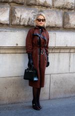 CAROLINE DAUR Arrives at Hermes Fashion Show at Paris Fashion Week 03/08/2025