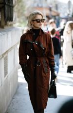 CAROLINE DAUR Arrives at Hermes Fashion Show at Paris Fashion Week 03/08/2025