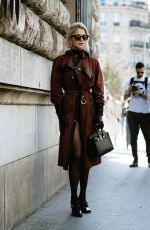 CAROLINE DAUR Arrives at Hermes Fashion Show at Paris Fashion Week 03/08/2025