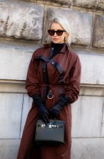 CAROLINE DAUR Arrives at Hermes Fashion Show at Paris Fashion Week 03/08/2025