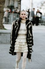 CAROLINE DAUR Arrives at Valentino Fashion Show at Paris Fashion Week 03/09/2025
