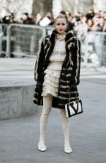 CAROLINE DAUR Arrives at Valentino Fashion Show at Paris Fashion Week 03/09/2025