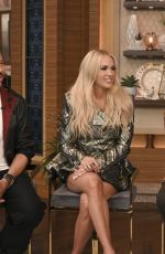 CARRIE UNDERWOOD at Live with Kelly and Mark 03/05/2025