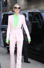 CATE BLANCHETT Arrives at Late Show with Stephen Colbert in New York 03/10/2025