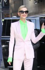 CATE BLANCHETT Arrives at Late Show with Stephen Colbert in New York 03/10/2025