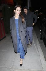 CAYLEE COWAN Leaves an Oscar Party in Los Angeles 03/01/2025