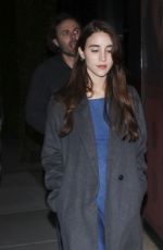 CAYLEE COWAN Leaves an Oscar Party in Los Angeles 03/01/2025