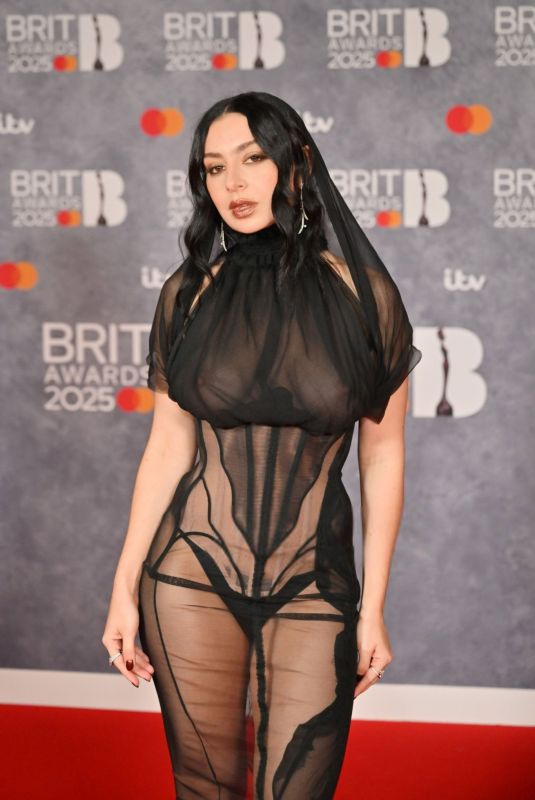 CHARLI XCX at 2025 BRIT Awards in London 03/01/2025