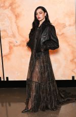 CHARLI XCX at Saint Laurent Womenswear Fall/Winter 25/26 Fashion Show in Paris 03/11/2025