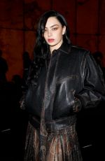 CHARLI XCX at Saint Laurent Womenswear Fall/Winter 25/26 Fashion Show in Paris 03/11/2025