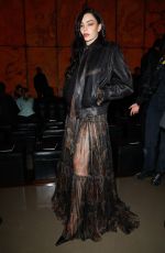 CHARLI XCX at Saint Laurent Womenswear Fall/Winter 25/26 Fashion Show in Paris 03/11/2025