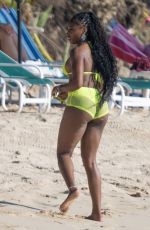 CHAROKEE YOUNG in Bikini at a Beach in Western Barbados 03/13/2025