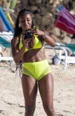 CHAROKEE YOUNG in Bikini at a Beach in Western Barbados 03/13/2025