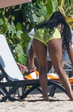 CHAROKEE YOUNG in Bikini at a Beach in Western Barbados 03/13/2025