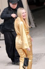 DAKOTA FANNING Arrives at Chanel Womenswear F/W 25/26 Show at Paris Fashion Week 03/11/2025