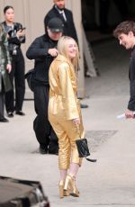 DAKOTA FANNING Arrives at Chanel Womenswear F/W 25/26 Show at Paris Fashion Week 03/11/2025